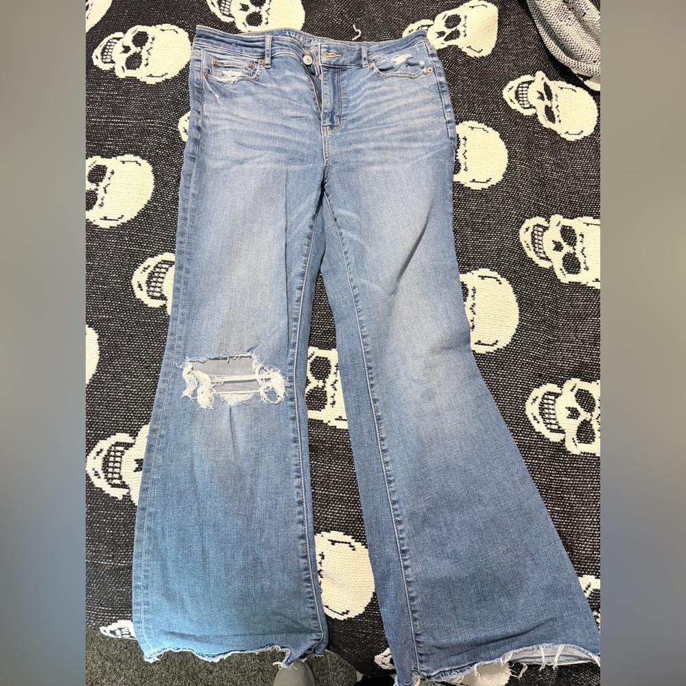 SOLD American Eagle Outfitters Light Blue Flare Jeans